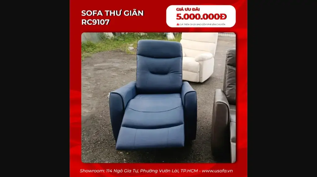 SOFA THƯ GIÃN RC9107 (xanh)