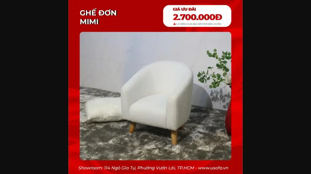 GHẾ ĐƠN MIMI