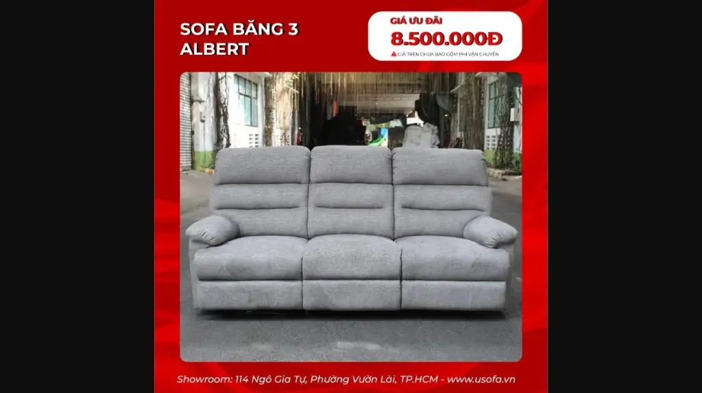 SOFA BĂNG 3 ALBERT