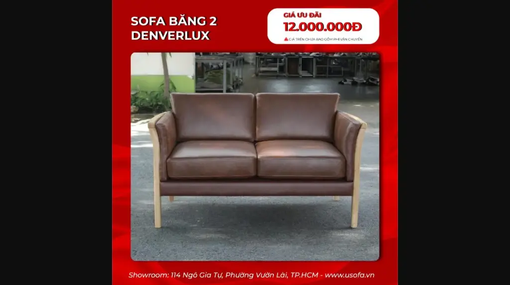 SOFA BĂNG 2 DENVERLUX