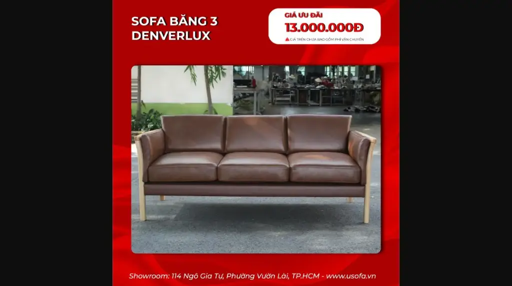 SOFA BĂNG 3 DENVERLUX
